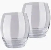 Versace Medusa Lumiere Whiskey DOF Glasses | S2 8.5in 5oz Clear Short Stem