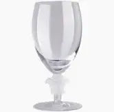 Versace Medusa Lumiere White Wine Glasses | S2 11oz Clear Short Stem