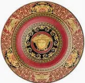 Versace Medusa Red Service Plate | 12in