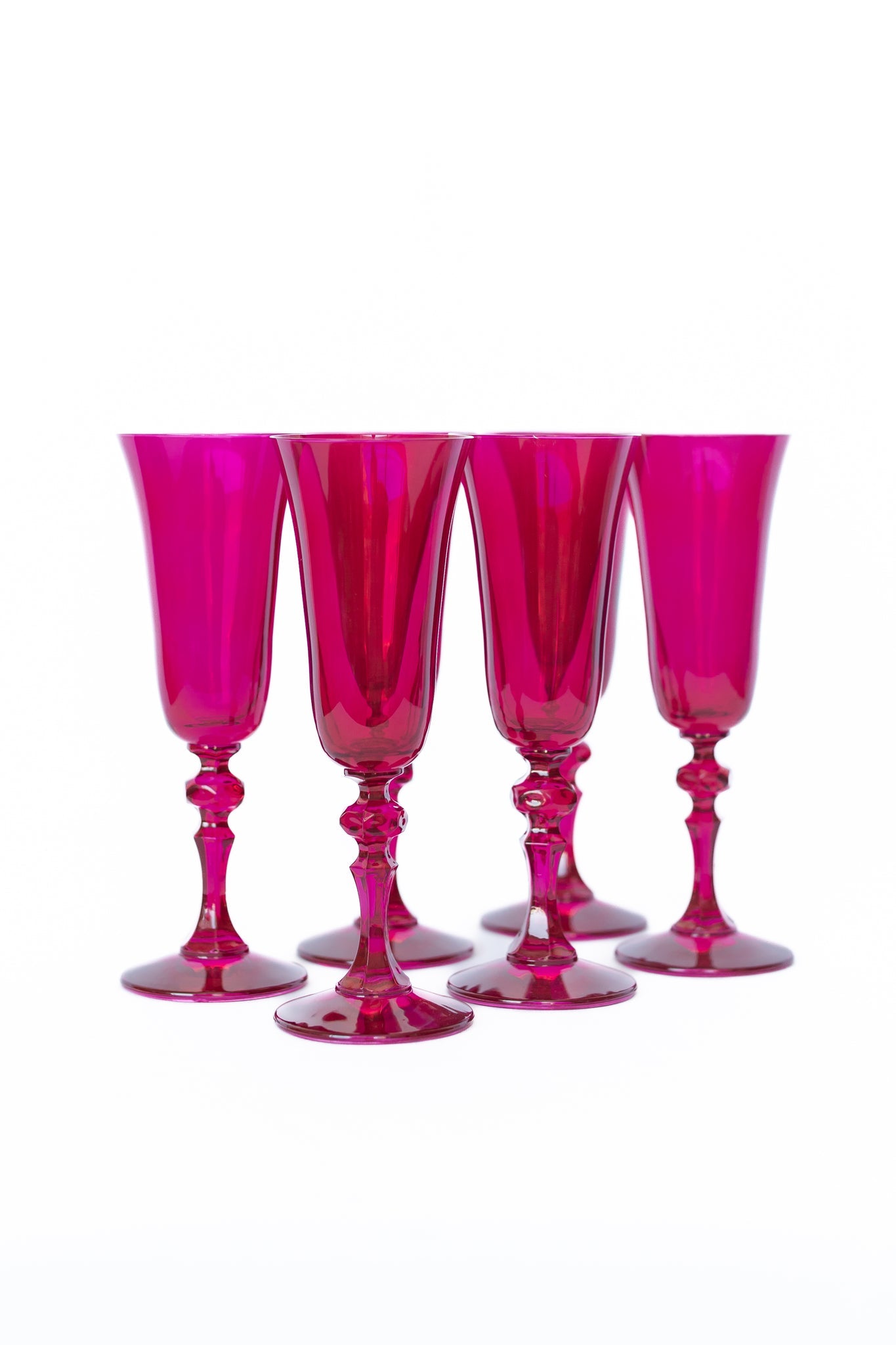 Estelle Colored Regal Flute Glass