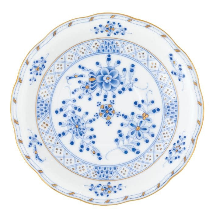 Herend Waldstein Blue Tea Saucer | 6in