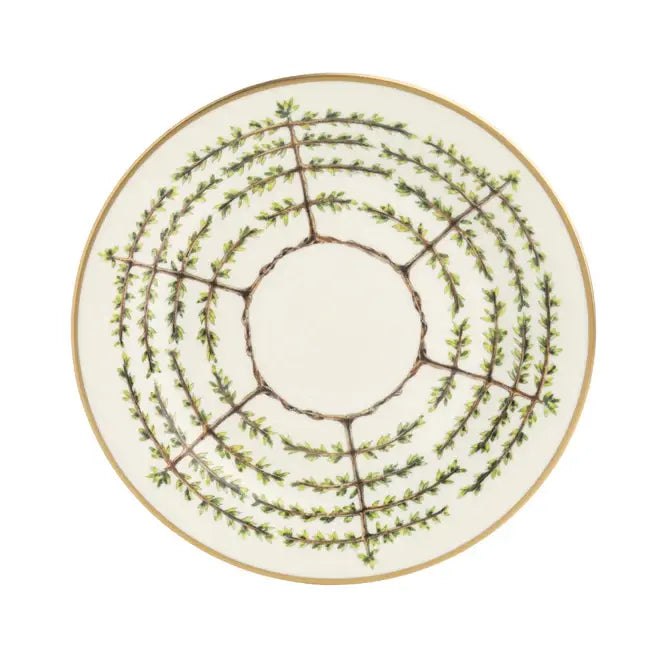 Charlotte Moss Ultra White Espalier Salad Plate