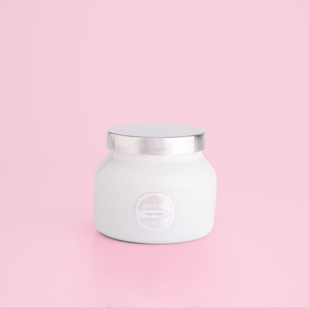 CapriBlue Volcano Candle | White Petite Jar 8oz