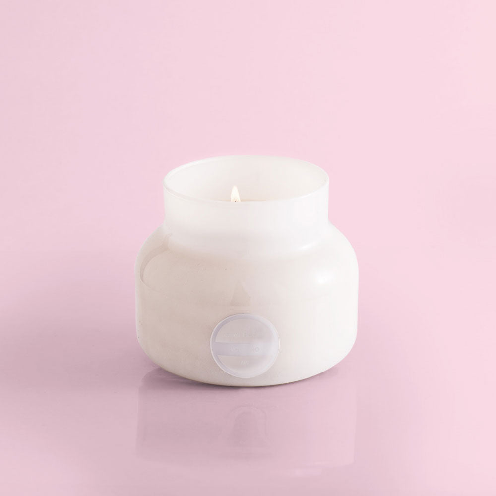 CapriBlue Volcano Candle | White Signature Jar 19oz