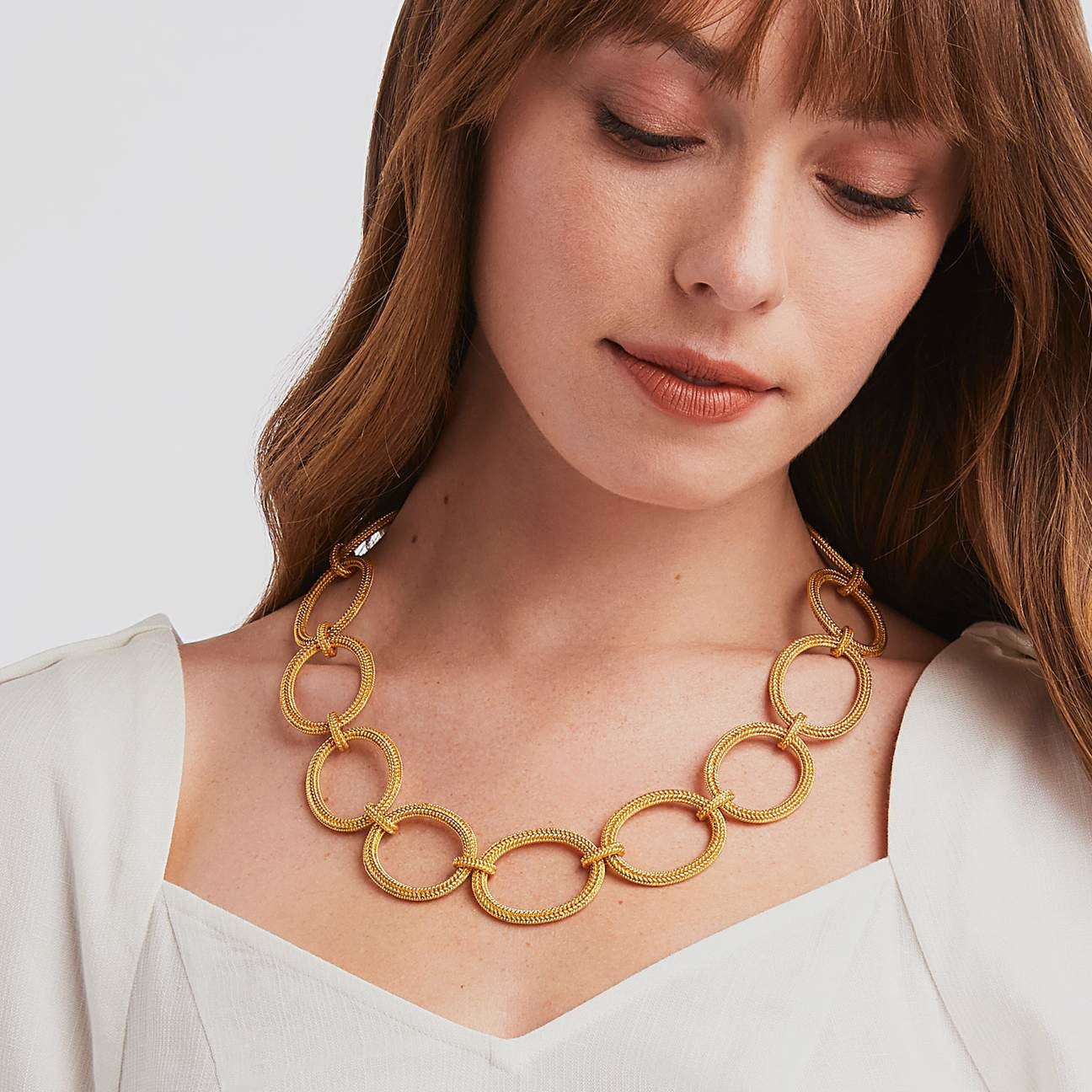 Windsor Link Necklace Gold