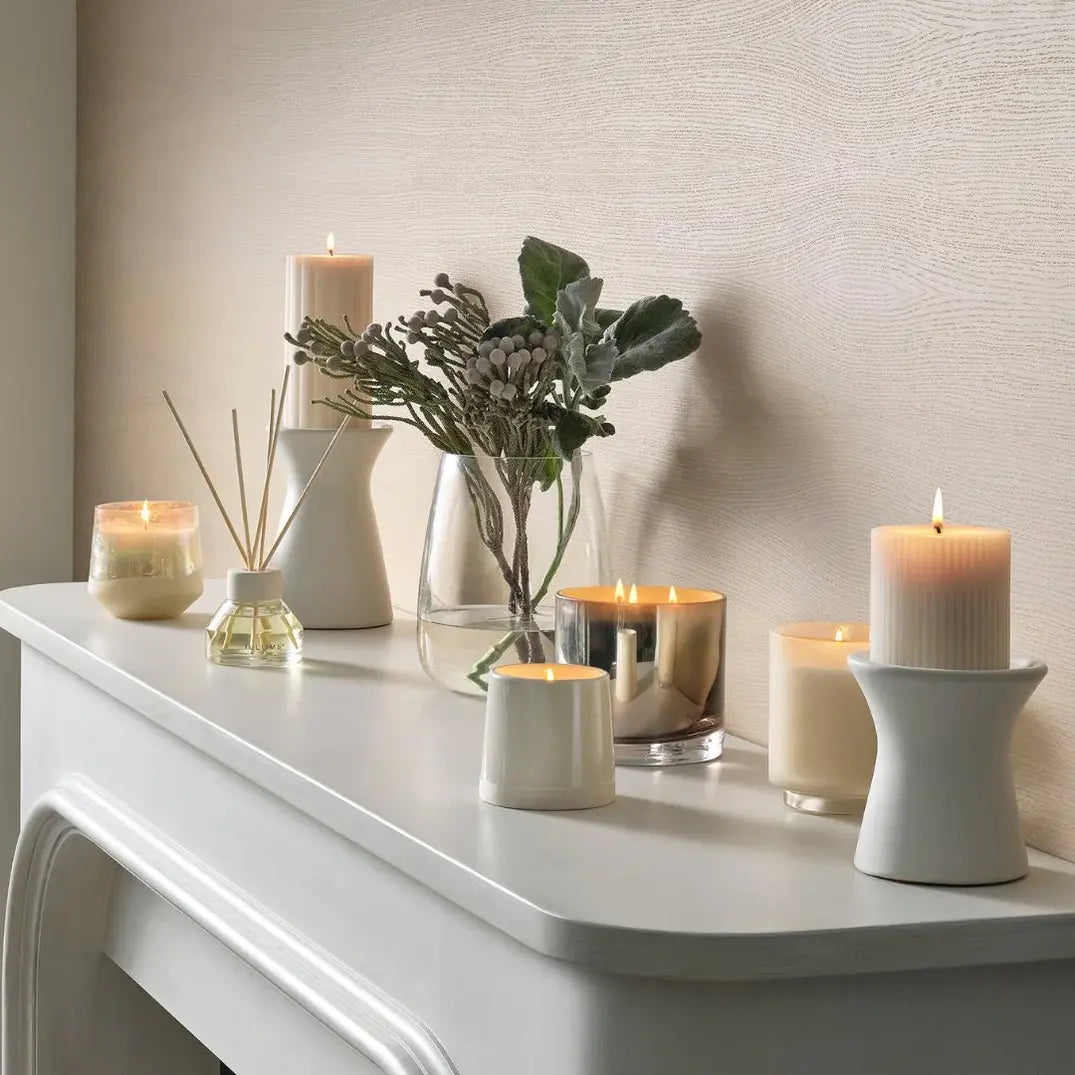 Winter White Frosted Glass Candle | 10oz