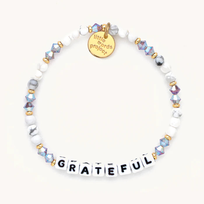 Grateful Creampuff Beaded Stretch Bracelet