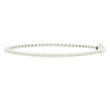 Signature Bezel Pave Hinge Bangle