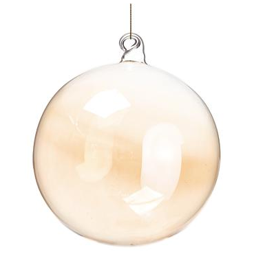 Glass Ornament | Amber 6in