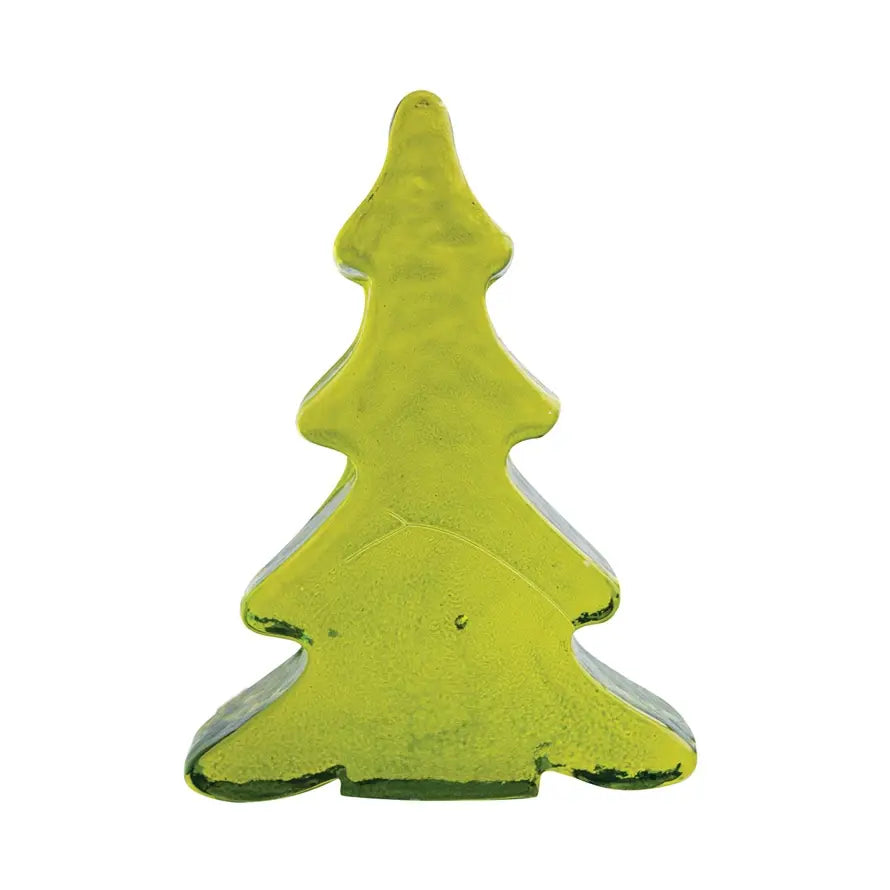 Recycled Glass Tree | 8in Green