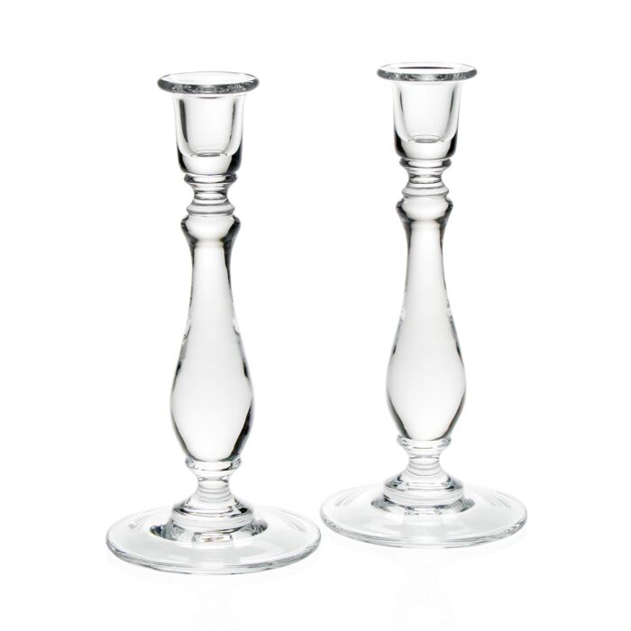 William Yeoward Crystal Meryl Candlestick Set of 2 | 10in