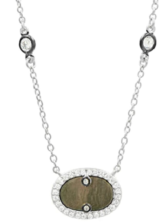 Hint of Sparkle Gold Pendant Necklace