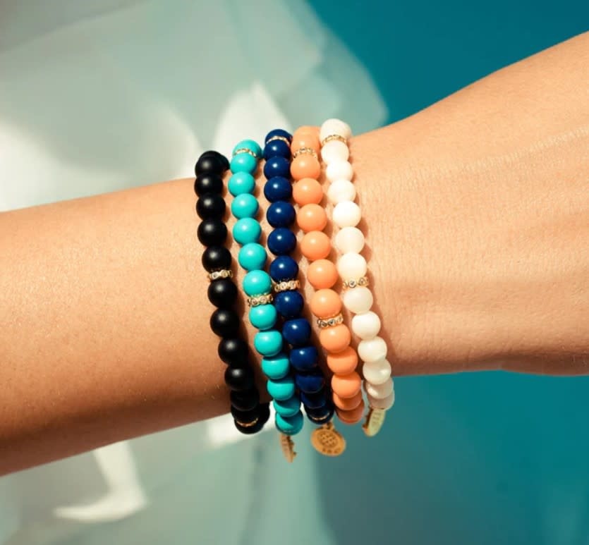 Color Theory Matte Bead Stretch Bracelet