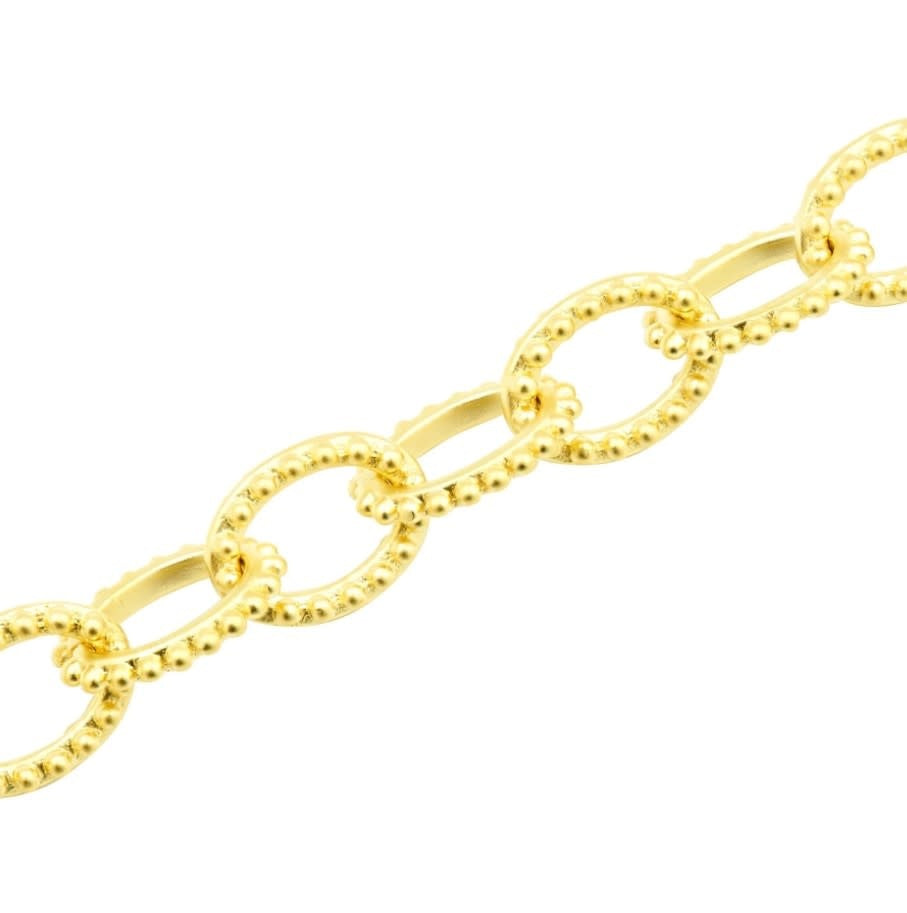 Textured Heavy link Toggle Necklace