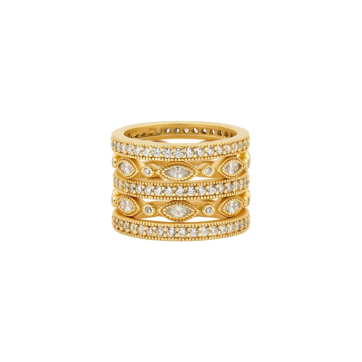 Signature Classic Marquise Eternity Stack Ring, S/5