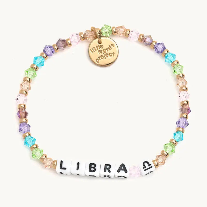 Libra Zodiac Beaded Stretch Bracelet