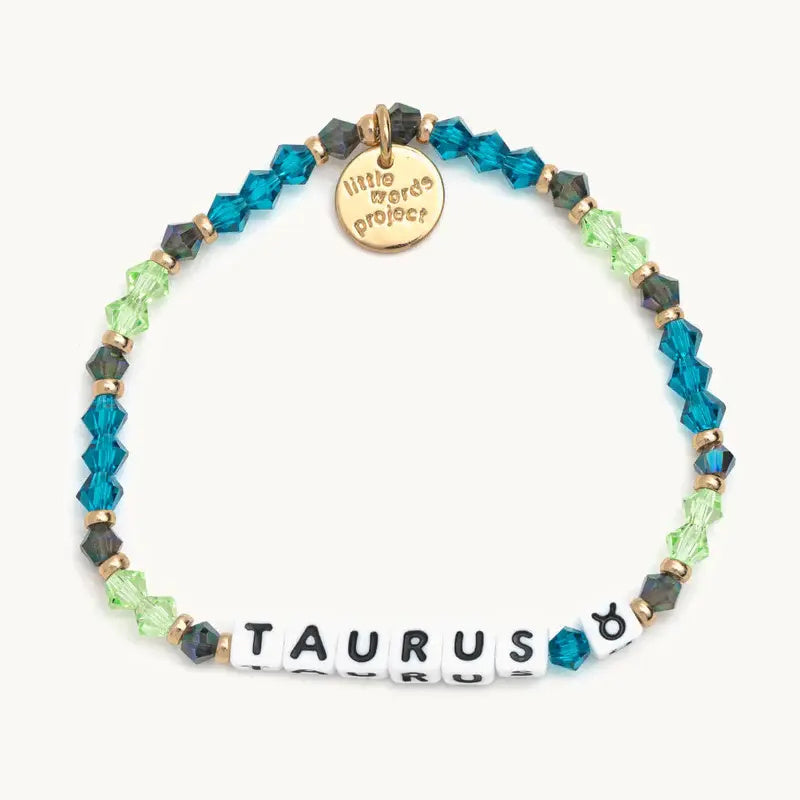Taurus Zodiac Beaded Stretch Bracelet