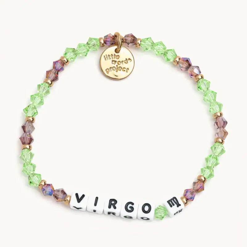 Virgo Zodiac Beaded Stretch Bracelet