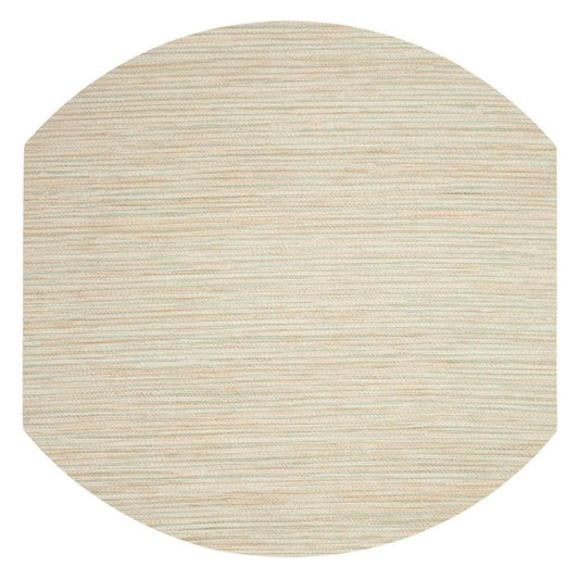 Bodrum Grasscloth Elliptic Square Placemats Set of 4 | 16in Celadon