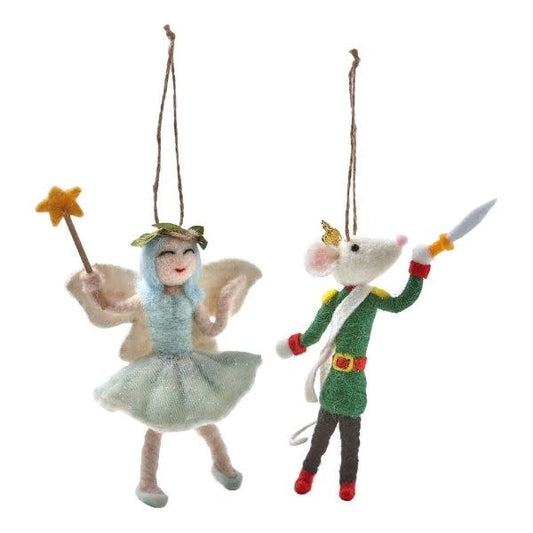 Nutcracker Felt Ornament