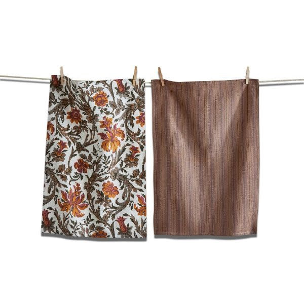Grateful Autumn Dishtowel Set of 2 | 18in x 26in