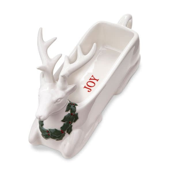 Reindeer Cracker Dish | 10.5in