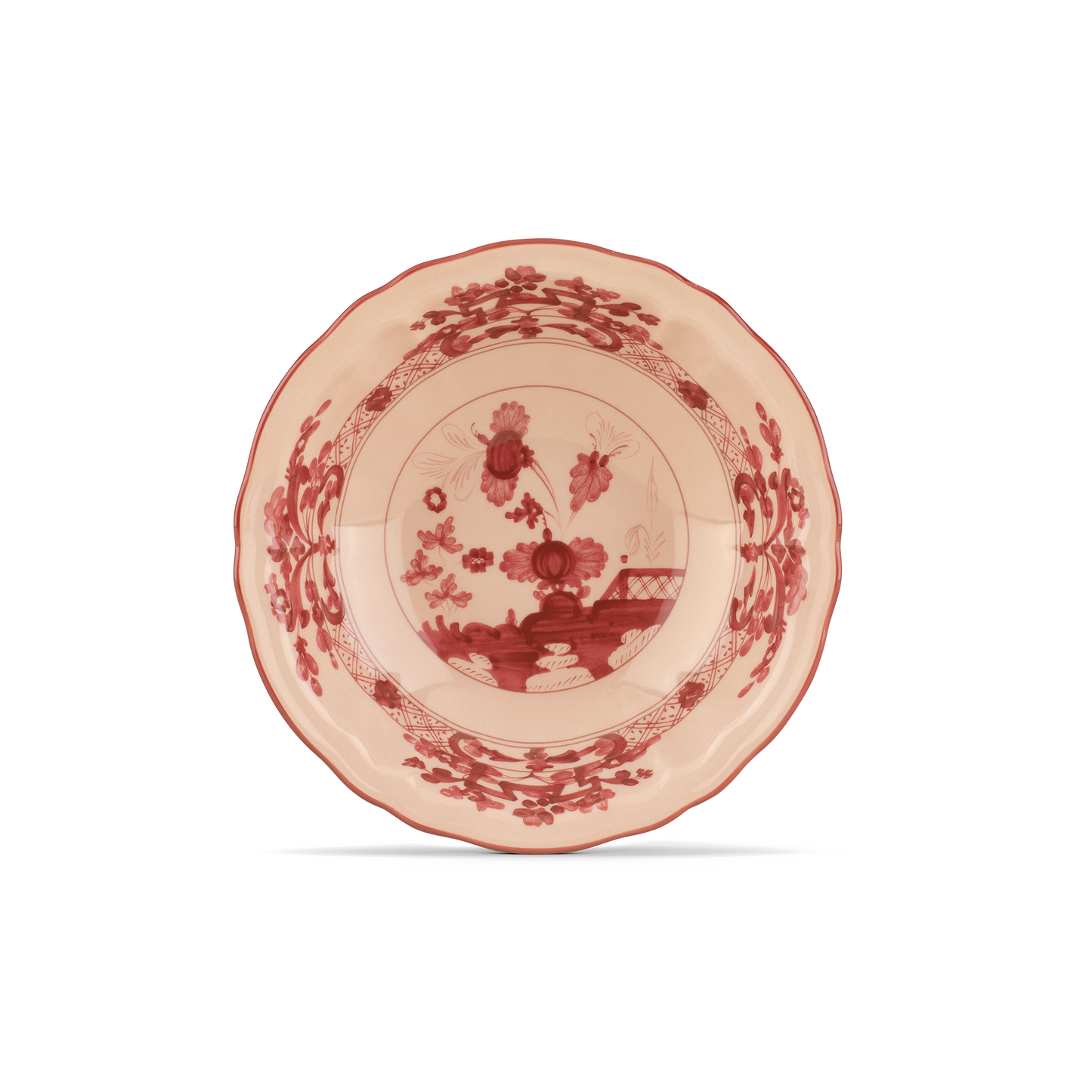 Ginori 1735 Oriente Italiano Vermiglio Fruit Bowl | 6in