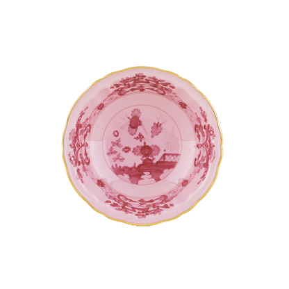 Ginori 1735 Oriente Italiano Fruit Saucer | Porpora Pink 5.75in