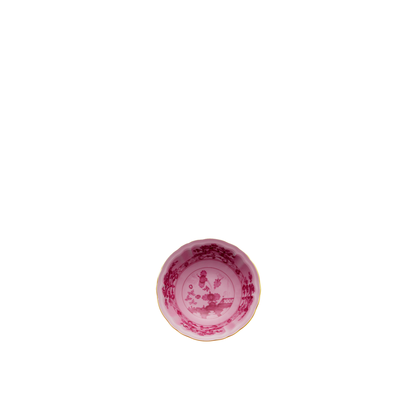 Ginori 1735 Oriente Italiano Fruit Saucer | Porpora Pink 5.75in