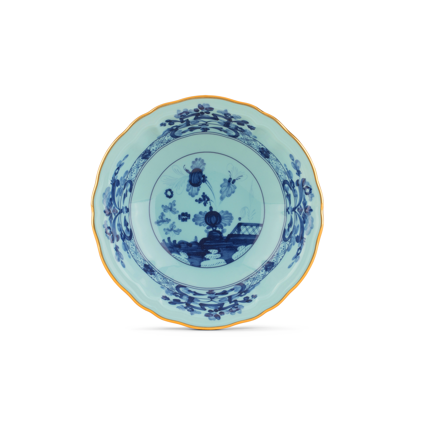 Ginori 1735 Oriente Italiano Iris Fruit Saucer | 5.75in