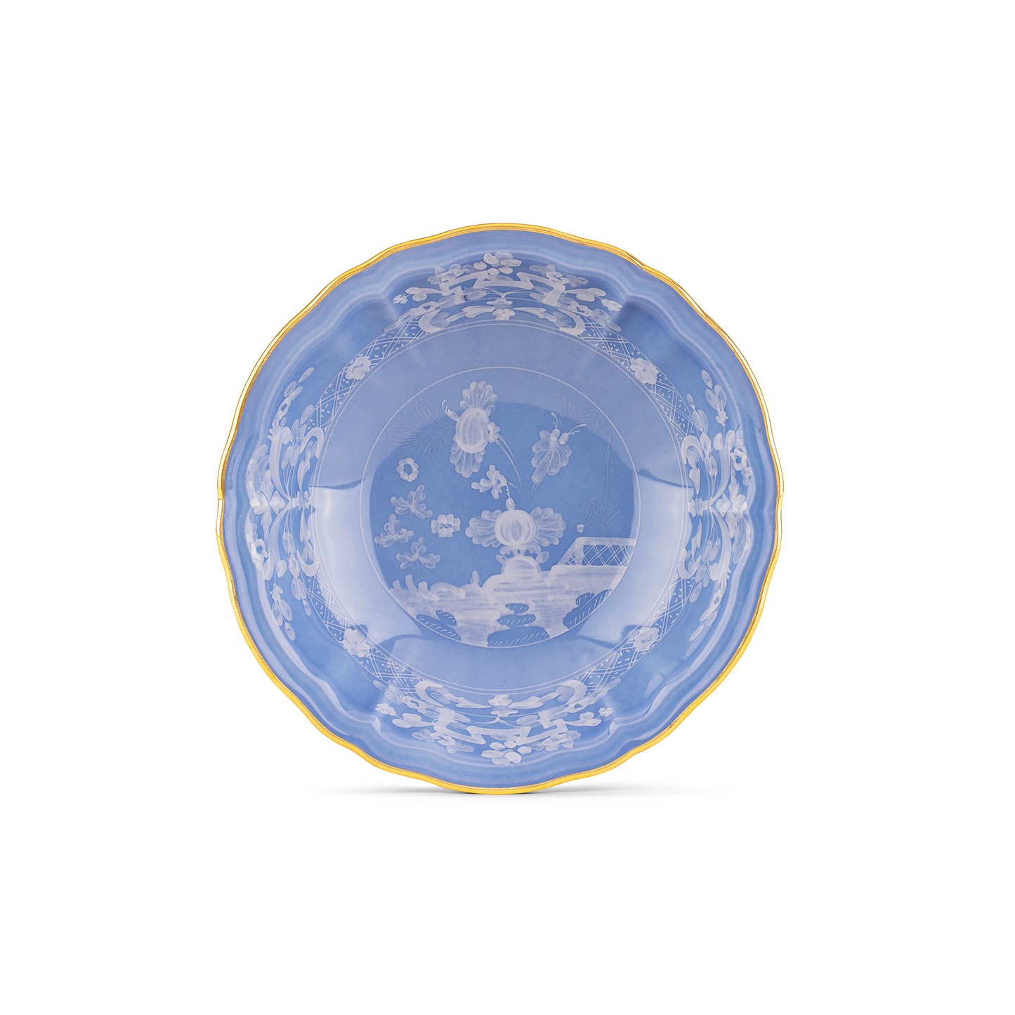 Ginori 1735 Oriente Italiano  Fruit Saucer | Pervinca Blue 5.75in