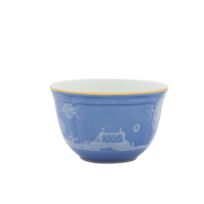 Ginori 1735 Oriente Italiano Rice Bowl | Pervinca Blue 4in