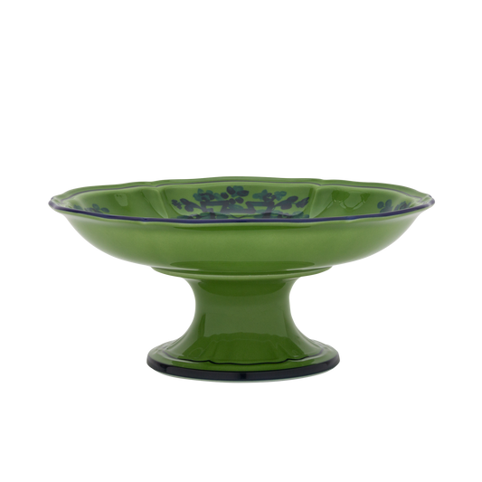 Ginori 1735 Oriente Italiano Malachite Fruit Holder | 8.66in