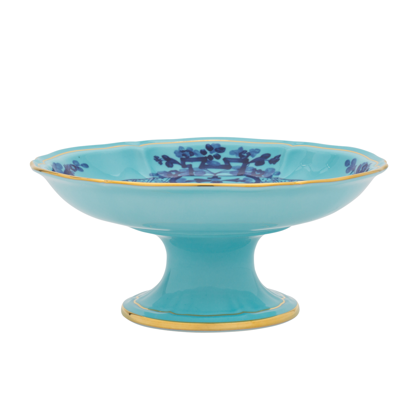 Ginori 1735 Oriente Italiano Iris Fruit Holder | 8.66in