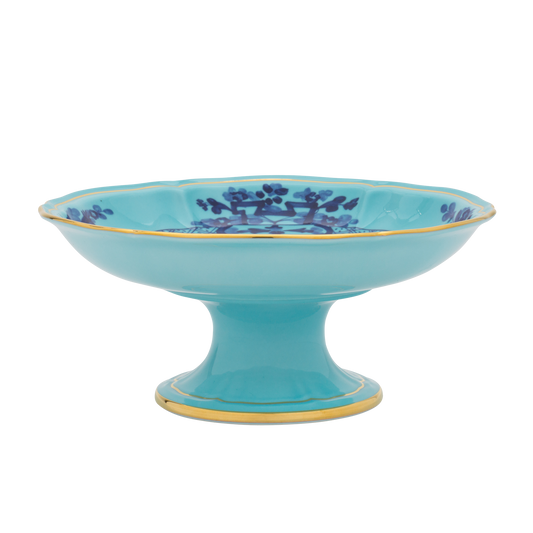 Ginori 1735 Oriente Italiano Iris Fruit Holder | 8.66in