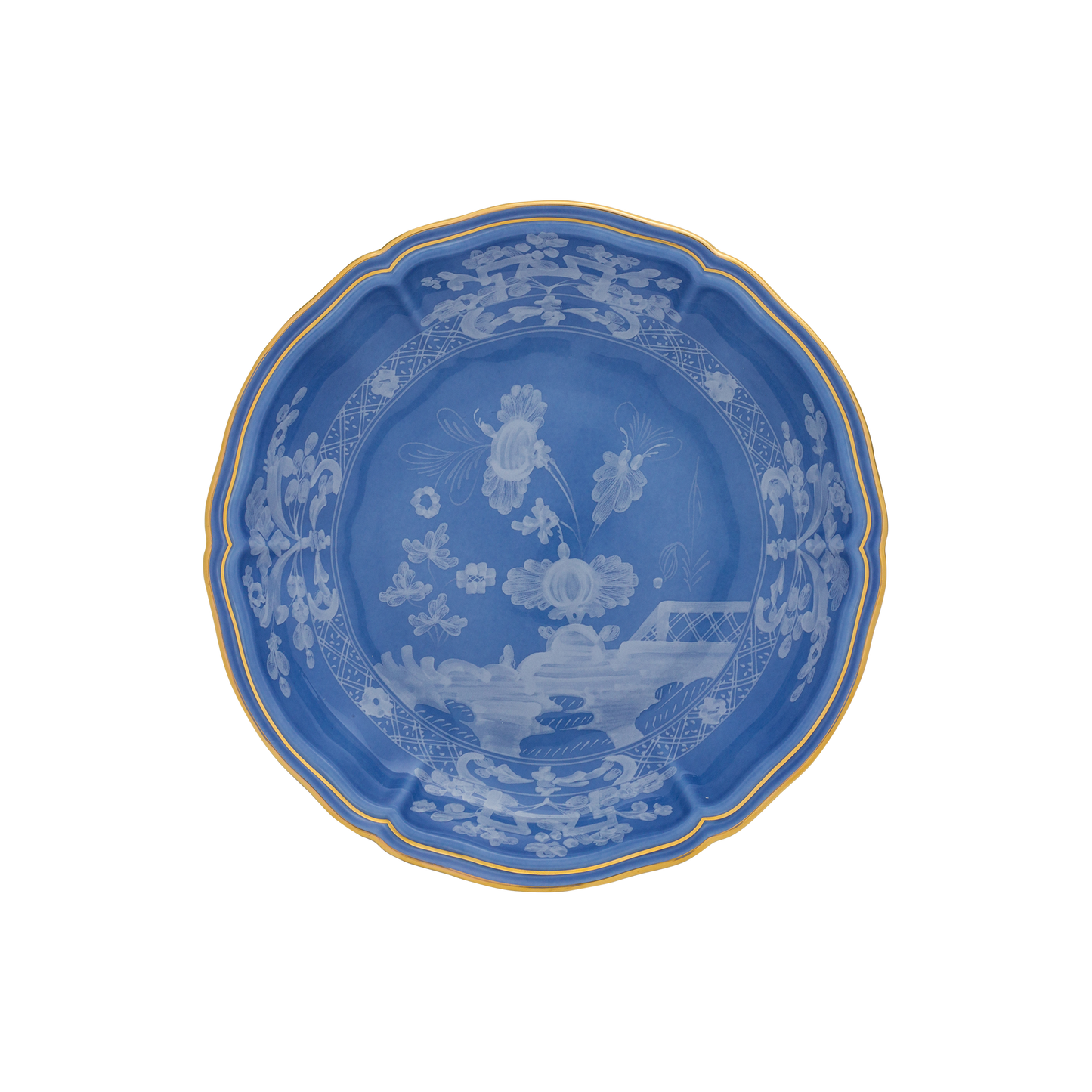 Ginori 1735 Oriente Italiano Pervinca Fruit Holder | 8.66in