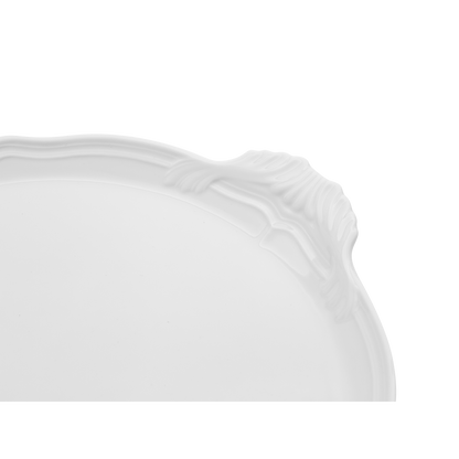 Ginori 1735 Antico Doccia Bianco Round Cake Plate | 12in