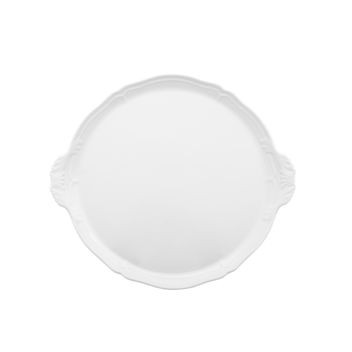 Ginori 1735 Antico Doccia Bianco Round Cake Plate | 12in