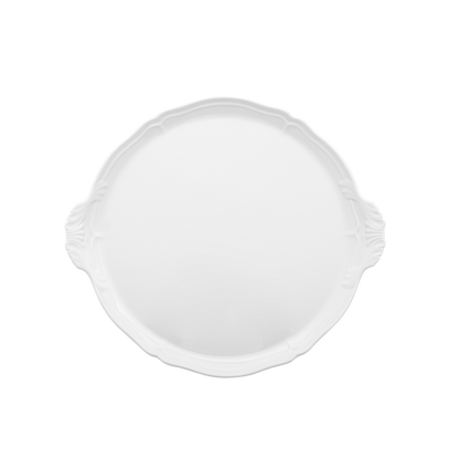 Ginori 1735 Antico Doccia Bianco Round Cake Plate | 12in