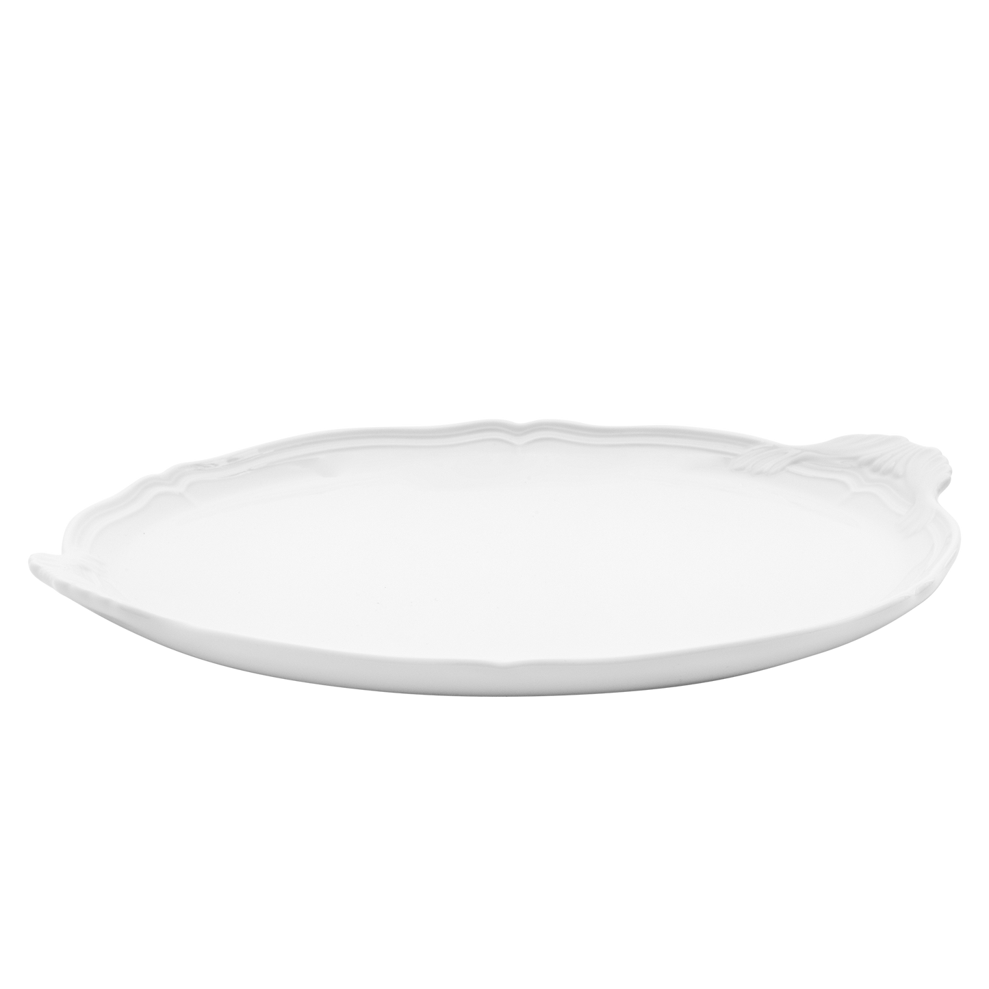Ginori 1735 Antico Doccia Bianco Round Cake Plate | 12in
