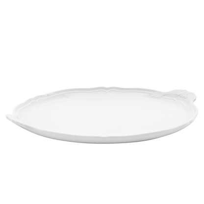 Ginori 1735 Antico Doccia Bianco Round Cake Plate | 12in