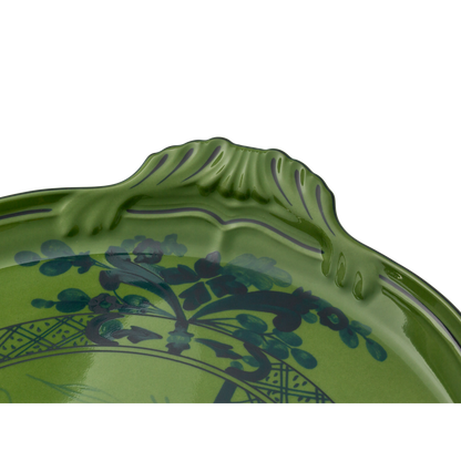 Ginori 1735 Oriente Italiano Malachite Round Cake Plate | 12in