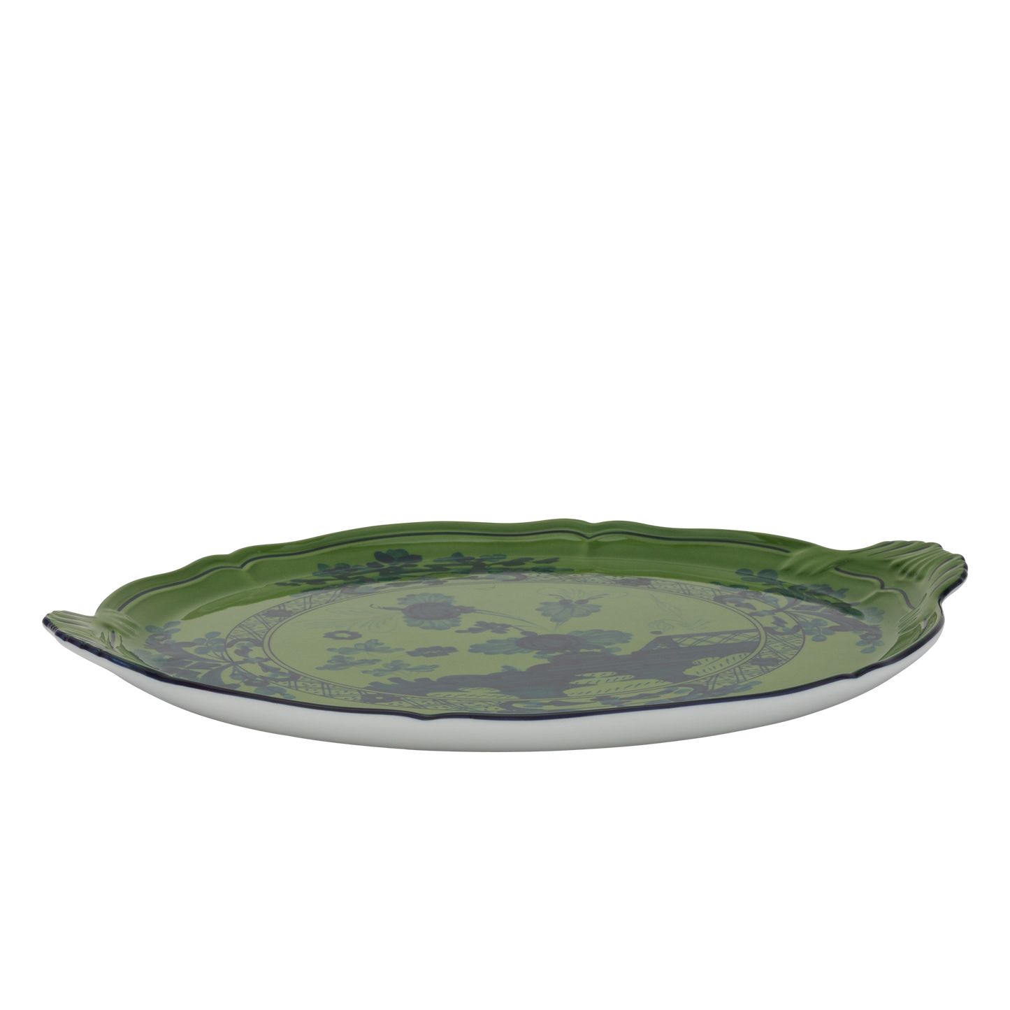 Ginori 1735 Oriente Italiano Malachite Round Cake Plate | 12in