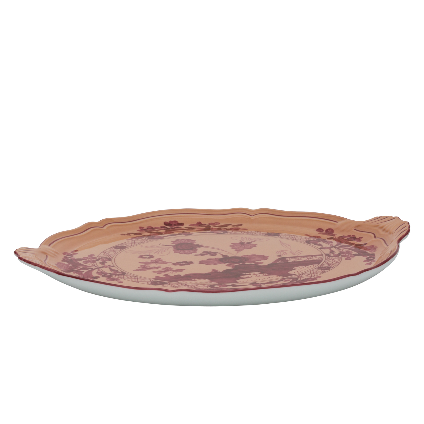 Ginori 1735 Oriente Italiano Vermiglio Round Cake Plate | 12in