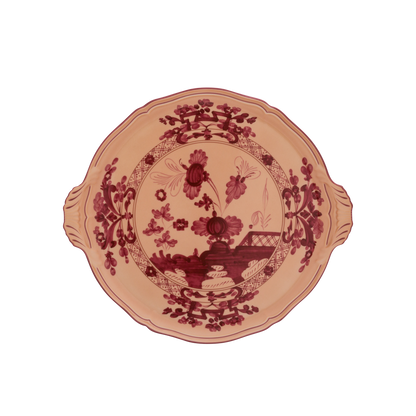 Ginori 1735 Oriente Italiano Vermiglio Round Cake Plate | 12in