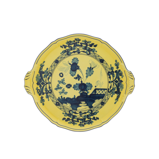 Ginori 1735 Oriente Italiano Citrino Round Cake Plate | 12in