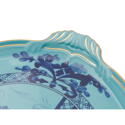 Ginori 1735 Oriente Italiano Iris Round Cake Plate | 12in
