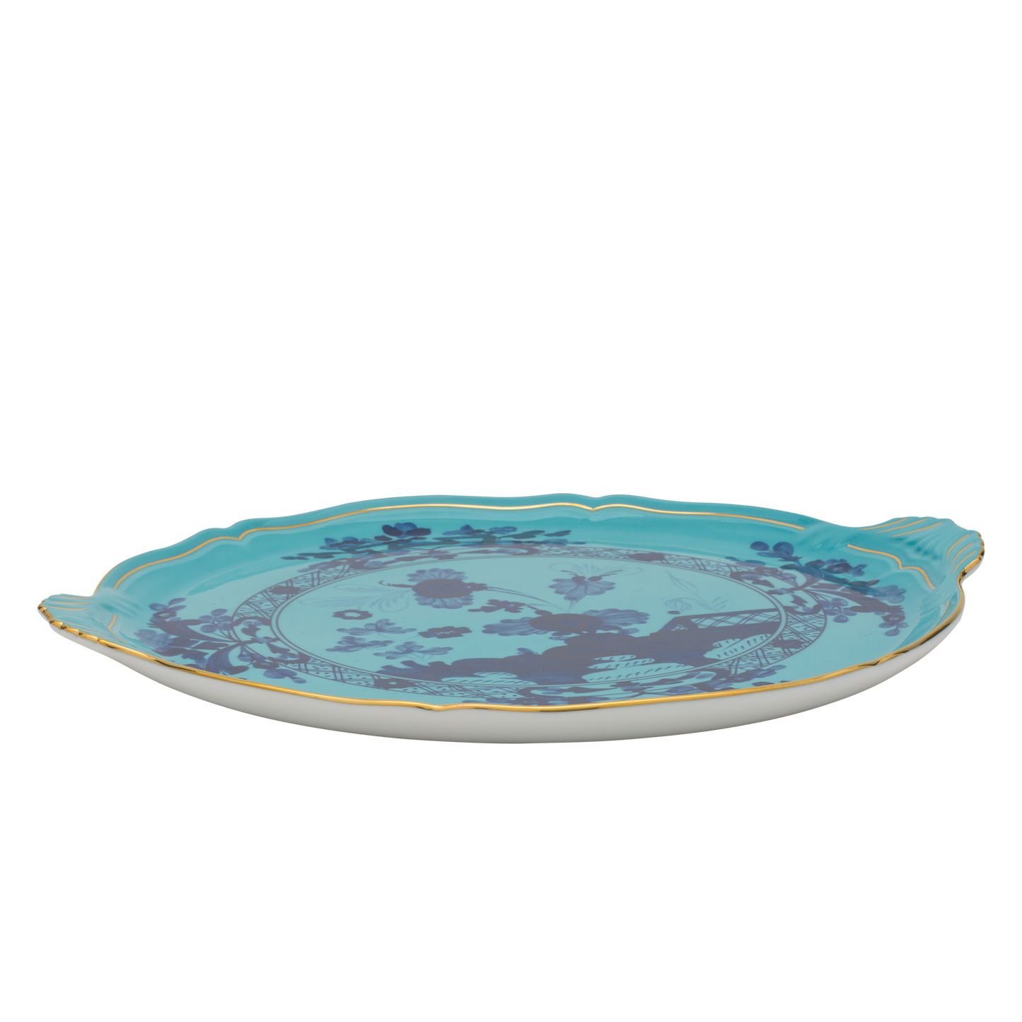 Ginori 1735 Oriente Italiano Iris Round Cake Plate | 12in