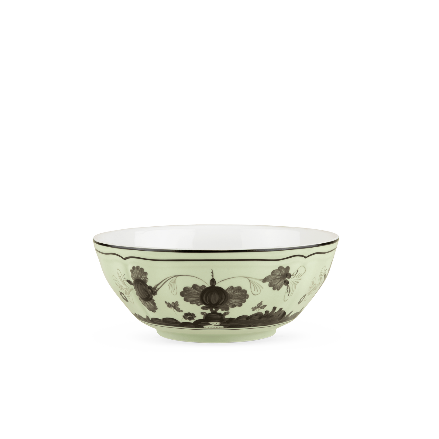 Ginori 1735 Oriente Italiano Bowl | Bario Green 6.75in