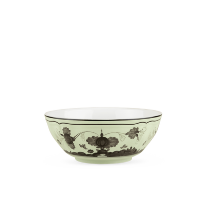 Ginori 1735 Oriente Italiano Bowl | Bario Green 6.75in